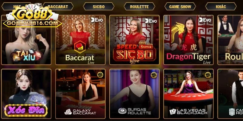 Tính năng cực hấp dẫn trong sảnh live casino