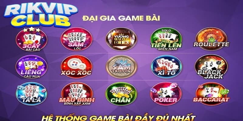 Các điểm nổi bật trong cổng game Rikvip cực hot