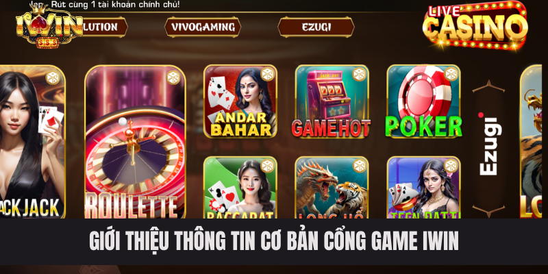 Giới thiệu thông tin cơ bản cổng game IWIN